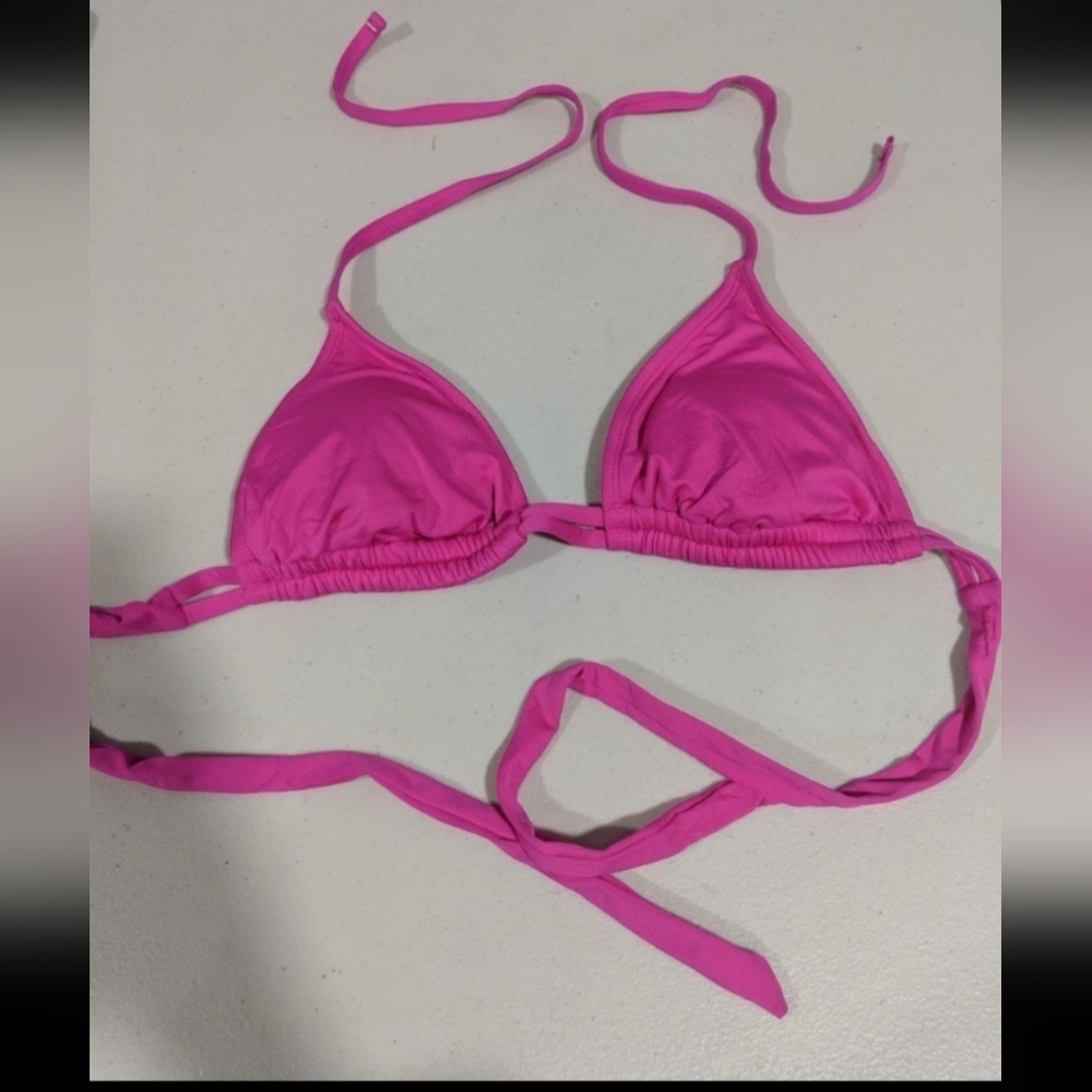 Women's Pink Bikini Top Swimsuit Resort Pool Beach Festival Party